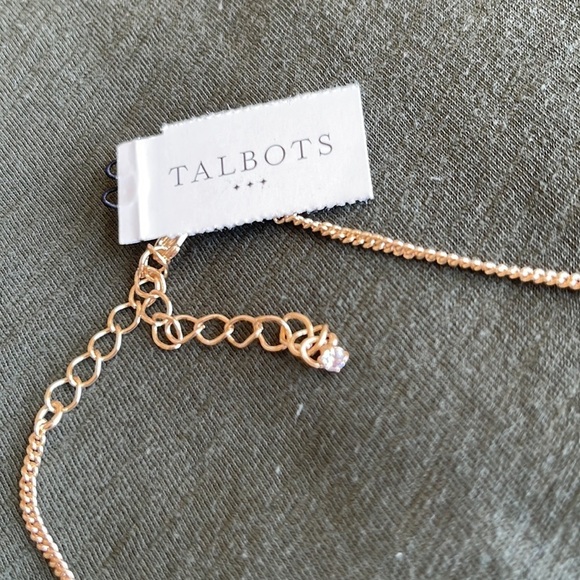 🎈𝅺TALBOTS pink white gold 21” beaded necklace. - Picture 4 of 6